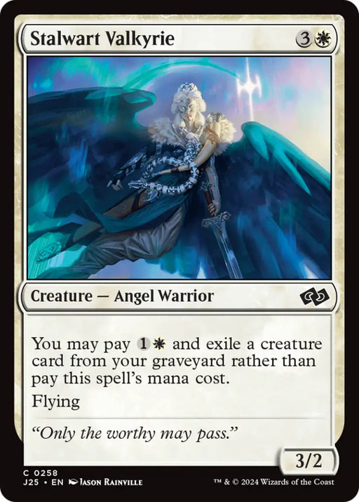 Stalwart Valkyrie [Foundations Jumpstart] - MTG Single