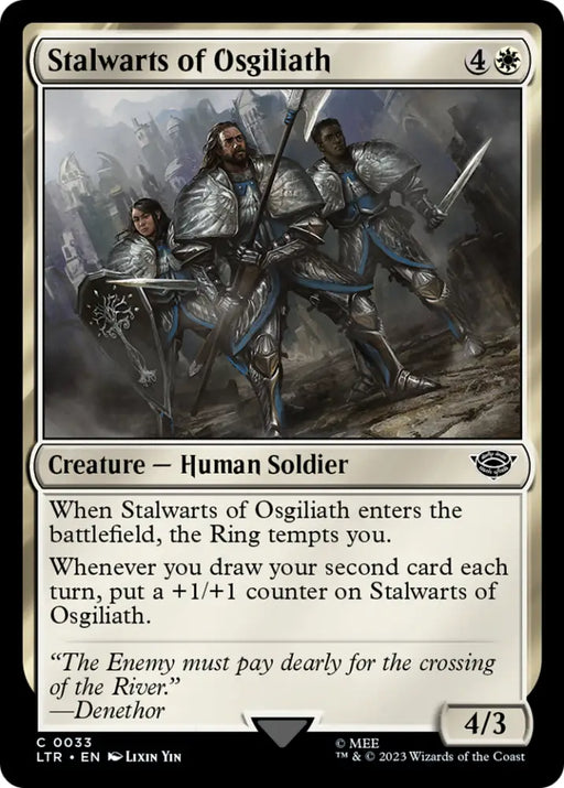 Stalwarts of Osgiliath [The Lord of the Rings: Tales of Middle-Earth] - MTG Single
