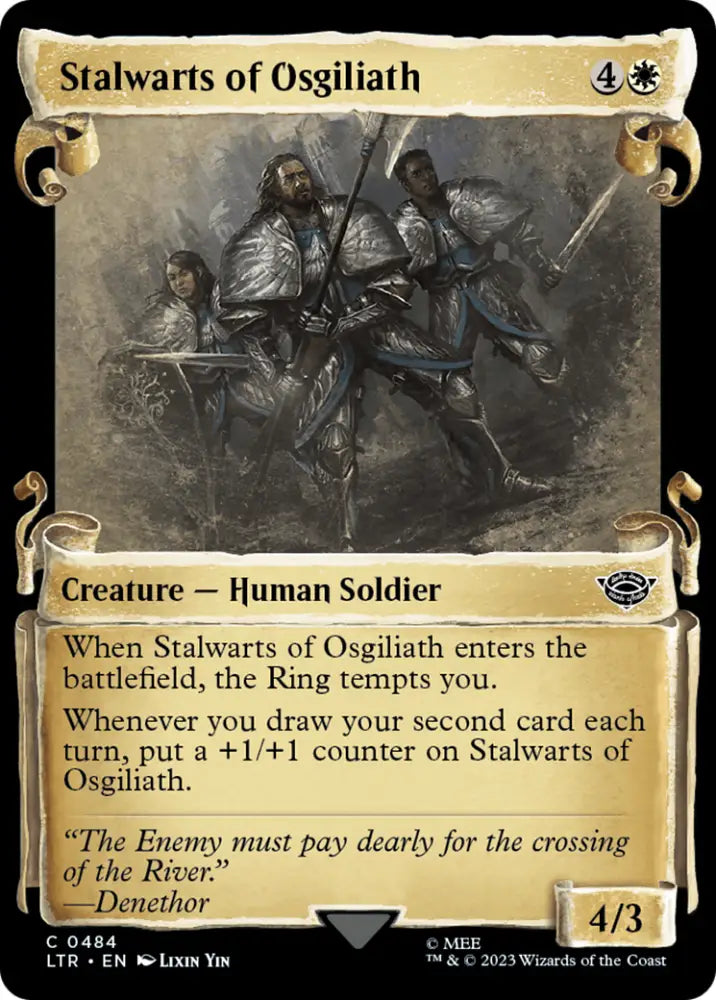 Stalwarts of Osgiliath [The Lord of the Rings: Tales of Middle-Earth Showcase Scrolls] - MTG Single