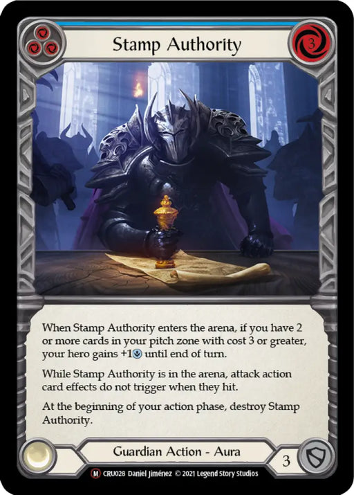 Stamp Authority [Crucible of War Unlimited] Unlimited Normal - Flesh And Blood Single