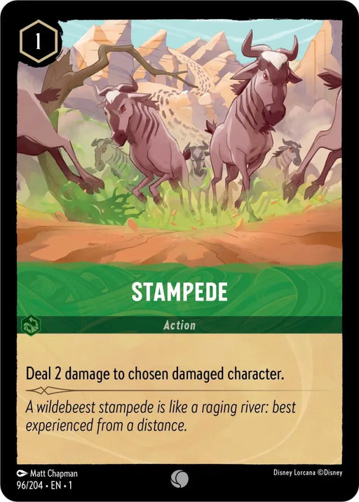 Stampede (96/204) [The First Chapter] - Lorcana Single