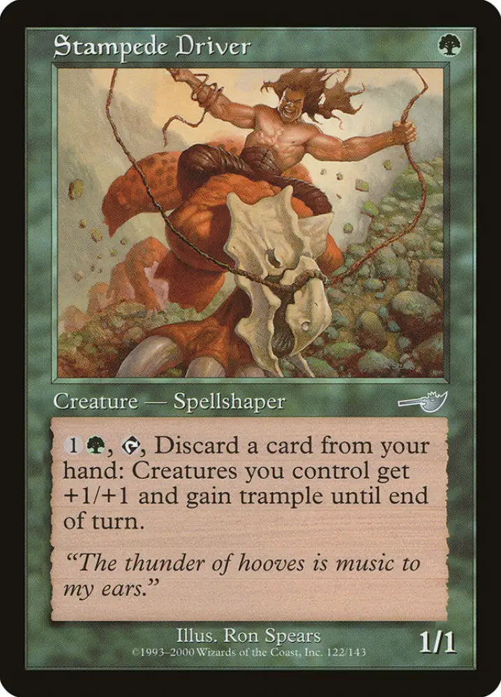 Stampede Driver [Nemesis] - MTG Single