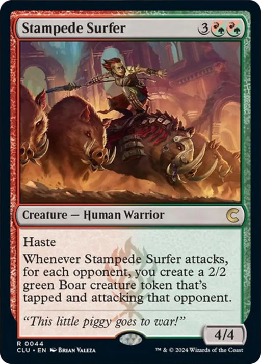 Stampede Surfer [Ravnica: Clue Edition] - MTG Single
