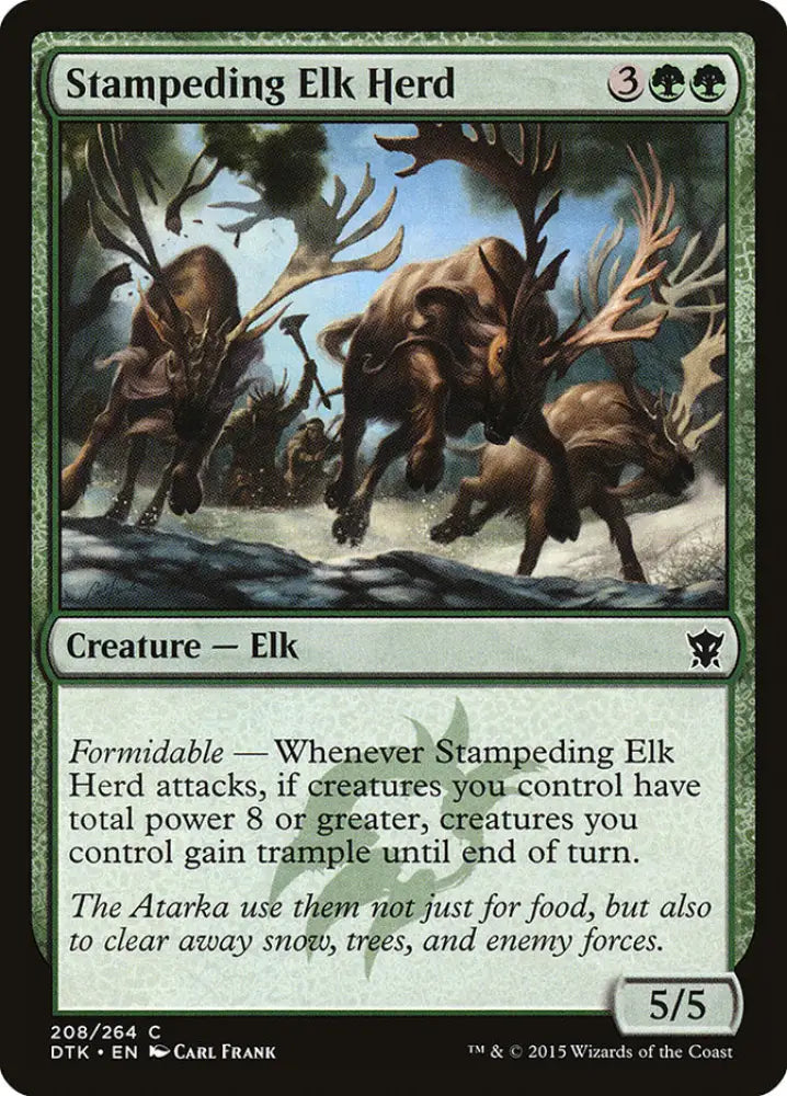 Stampeding Elk Herd [Dragons of Tarkir] - MTG Single