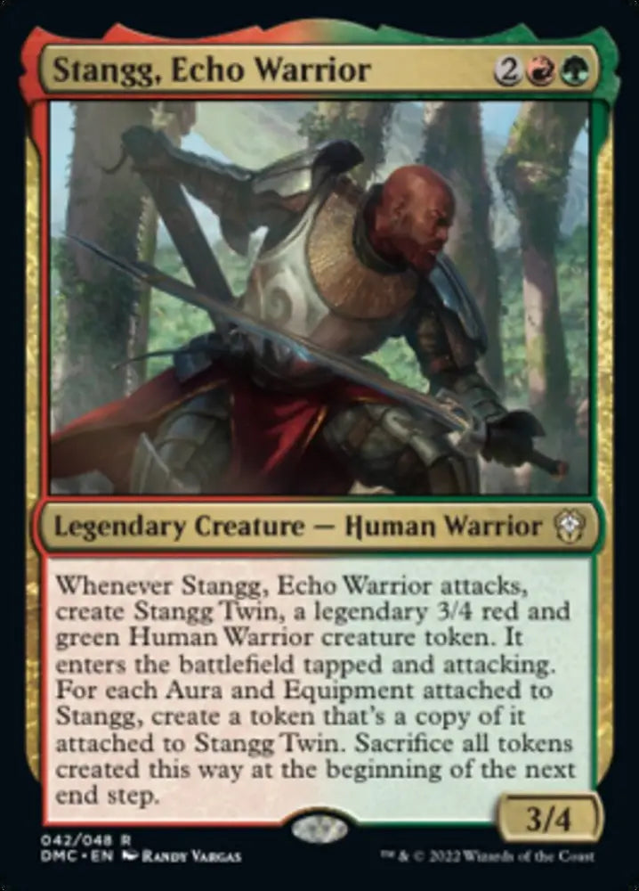 Stangg Echo Warrior [Dominaria United Commander] - MTG Single