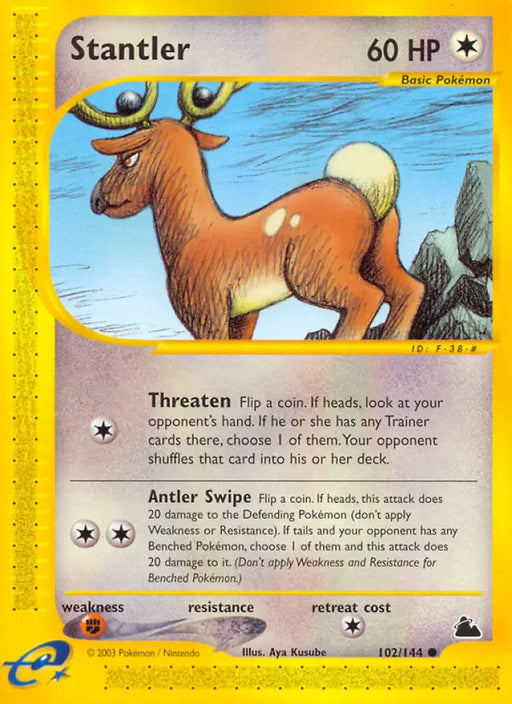 Stantler (102/144) [Skyridge] - Pokemon Single