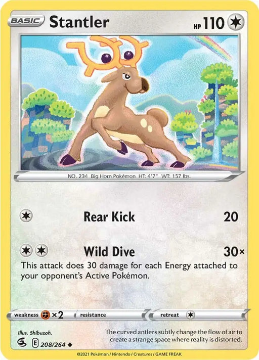 Stantler (208/264) [Sword & Shield: Fusion Strike] - Pokemon Single