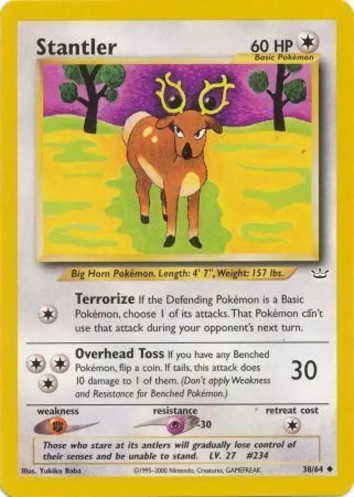 Stantler (38/64) [Neo Revelation Unlimited] - Pokemon Single