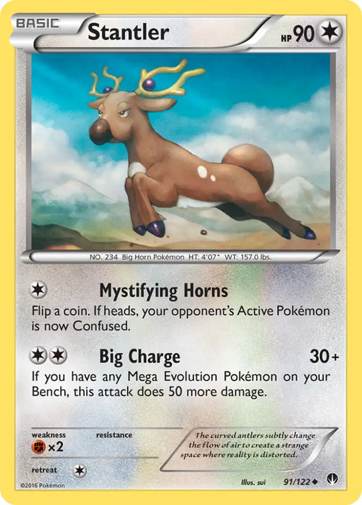 Stantler (91/122) [XY: BREAKpoint] - Pokemon Single