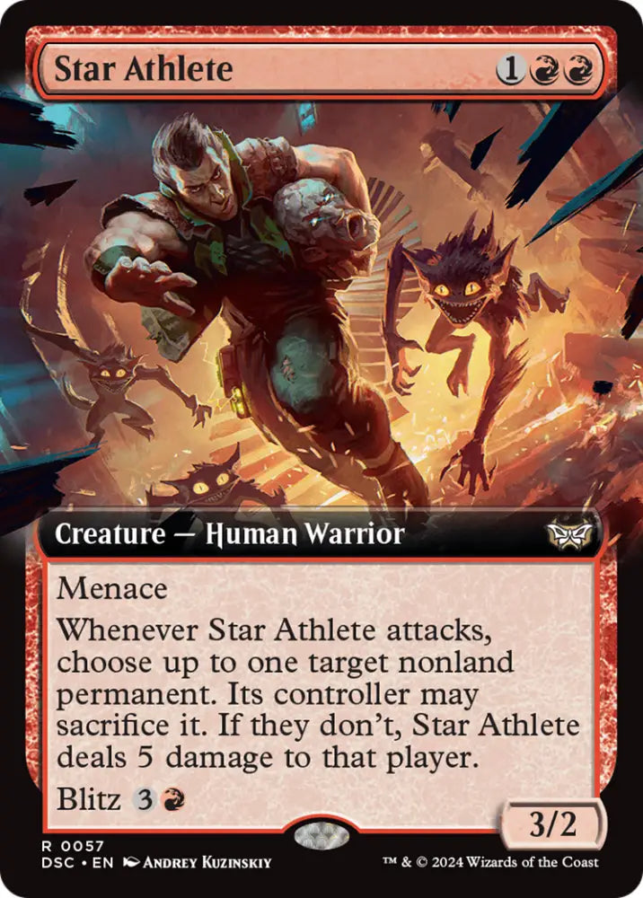 Star Athlete (Extended Art) [Duskmourn: House of Horror Commander] - MTG Single