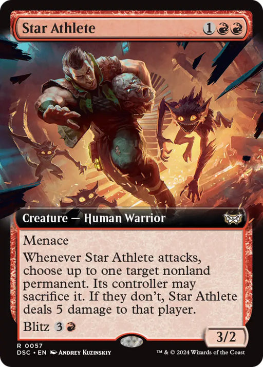 Star Athlete (Extended Art) [Duskmourn: House of Horror Commander] - MTG Single