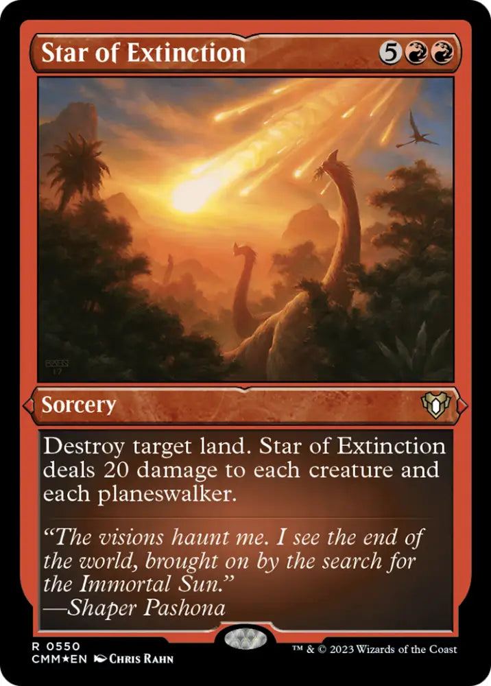 Star of Extinction (Foil Etched) [Commander Masters] - MTG Single