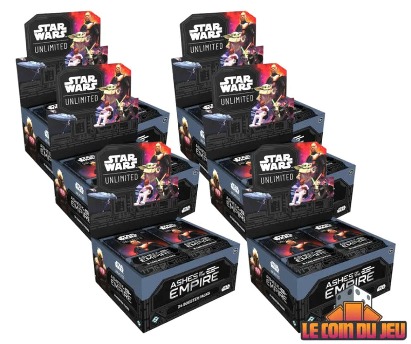 Star Wars Unlimited: Ashes of the Empire Booster Display Case of 6 (EN) (2026-07-10) - Star Wars: Unlimited Sealed