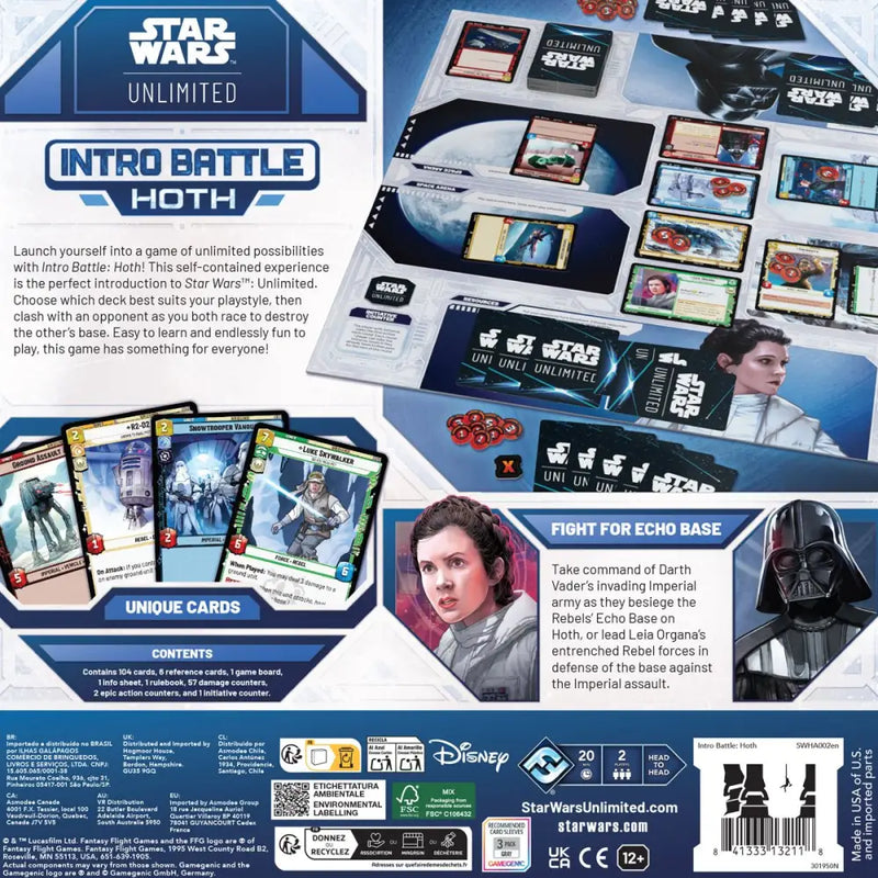 Star Wars: Unlimited - Intro Battle: Hoth (FR) - Star Wars: Unlimited Sealed