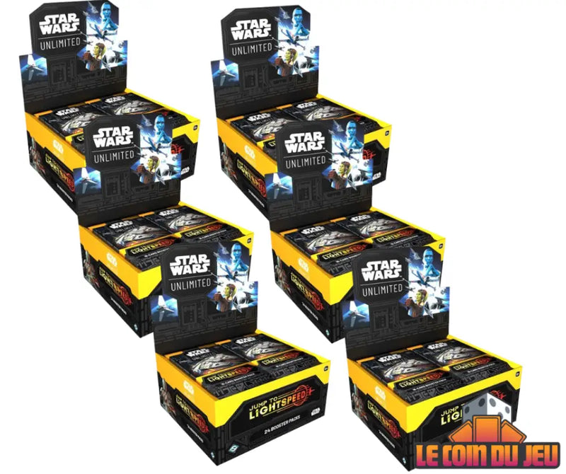Star Wars: Unlimited: Jump to Lightspeed Booster Display Case of 6 (EN) - Star Wars: Unlimited Sealed