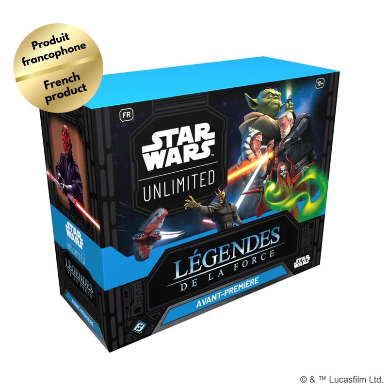 Star Wars: Unlimited: Légendes de la Force Boîte de Prerelease (FR) - Star Wars: Unlimited Sealed