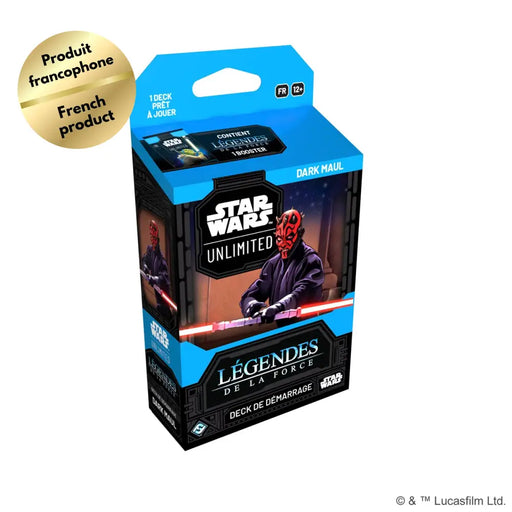 Star Wars: Unlimited: Légendes de la Force Deck de Démarrage Darth Maul (FR) - Star Wars: Unlimited Sealed