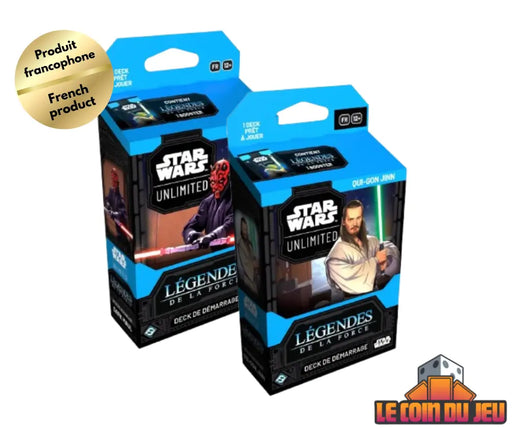 Star Wars: Unlimited: Légendes de la Force Deck de Démarrage Ensemble de 2 (FR) - Star Wars: Unlimited Sealed