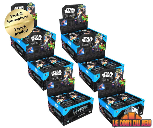 Star Wars: Unlimited: Légendes de la Force Ensemble de 6 Boîte de Boosters (FR) - Star Wars: Unlimited Sealed