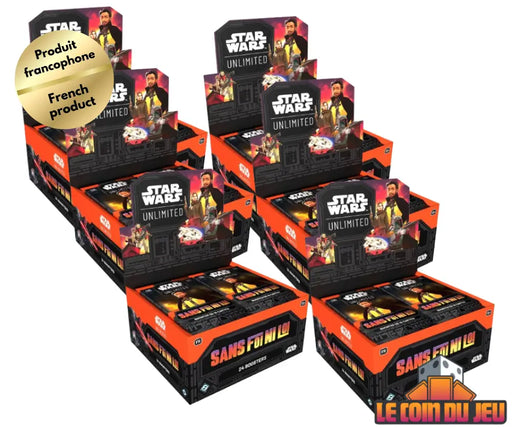 Star Wars Unlimited: Sans Foi Ni Loi Display de Boosters Ensemble de 6 (FR) - Star Wars: Unlimited Sealed