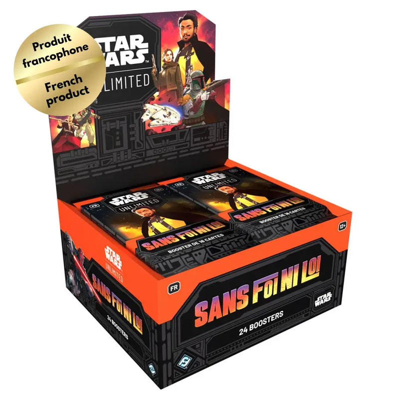 Star Wars Unlimited: Sans Foi Ni Loi Display de Boosters (FR) - Star Wars: Unlimited Sealed