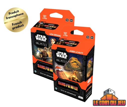 Star Wars Unlimited: Sans Foi ni Loi Spotlight Deck Ensemble de 2 (FR) - Star Wars: Unlimited Sealed
