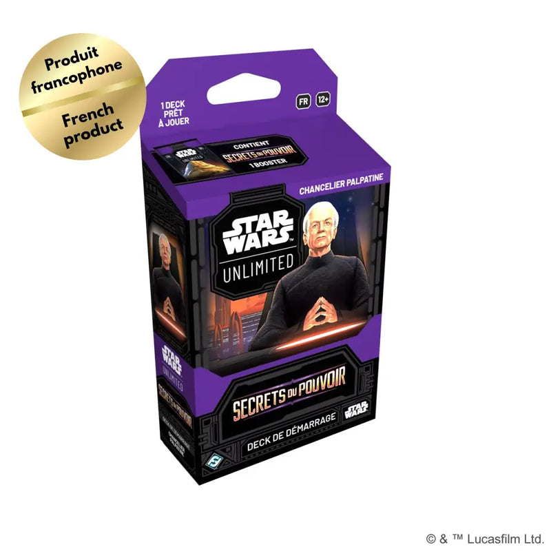 Star Wars: Unlimited: Secrets du Pouvoir Spotlight Deck Chancelier Palpatine (FR) - Star Wars: Unlimited Sealed