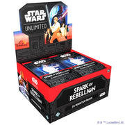 Star Wars: Unlimited: Spark of Rebellion Draft Booster Display - Star Wars: Unlimited Sealed