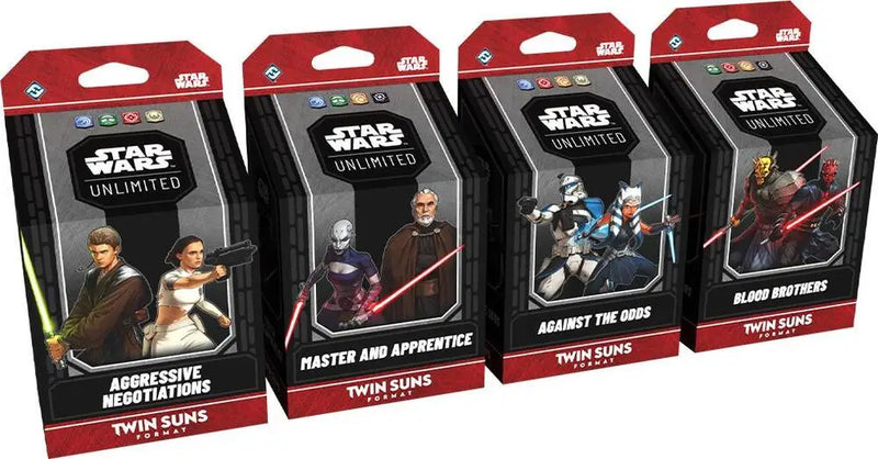 Star Wars Unlimited: Twin Suns 4 Deck Bundle (EN) - Star Wars: Unlimited Sealed