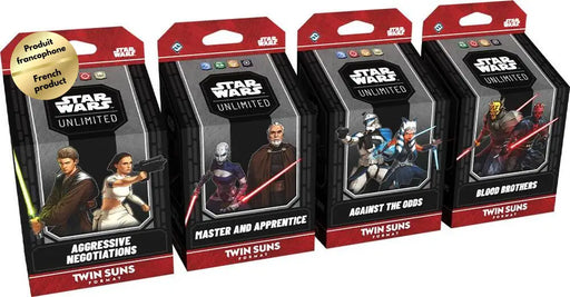 Star Wars Unlimited: Twin Suns 4 Deck Bundle (FR) - Star Wars: Unlimited Sealed