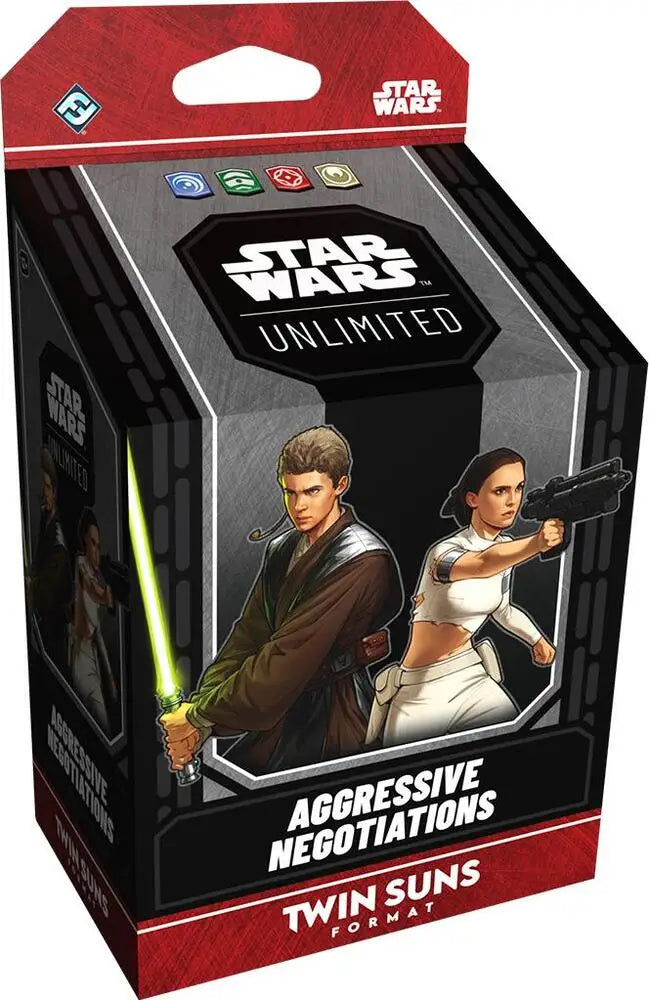 Star Wars Unlimited: Twin Suns Aggressive Negotiations Deck (EN) - Star Wars: Unlimited Sealed