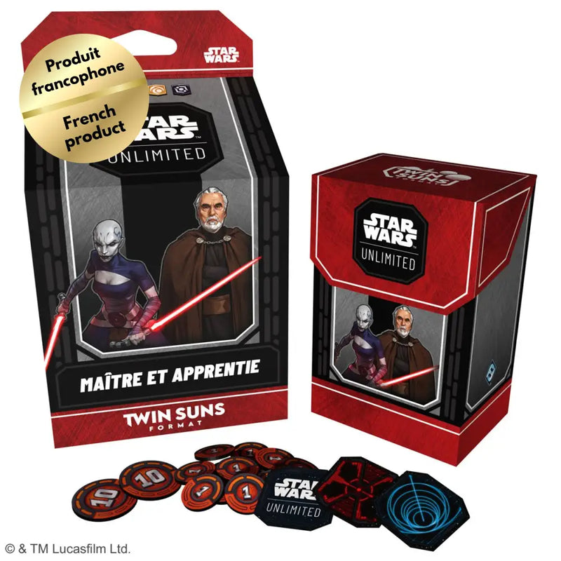 Star Wars Unlimited: Twin Suns Deck Maître et Apprentie (FR) - Star Wars: Unlimited Sealed