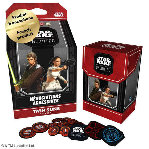 Star Wars Unlimited: Twin Suns Deck Négociations Aggresives (FR) - Star Wars: Unlimited Sealed