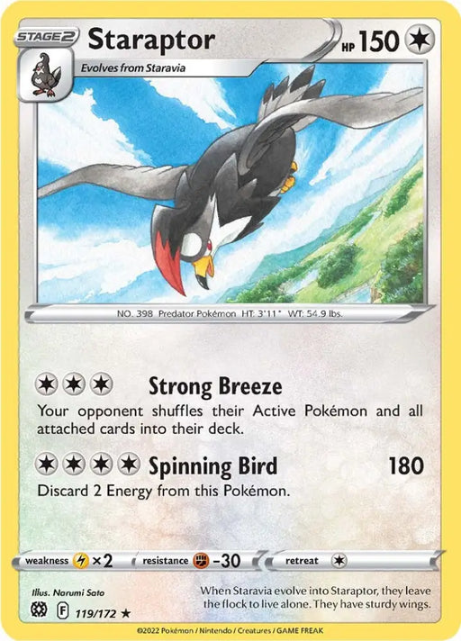 Staraptor (119/172) [Sword & Shield: Brilliant Stars] - Pokemon Single