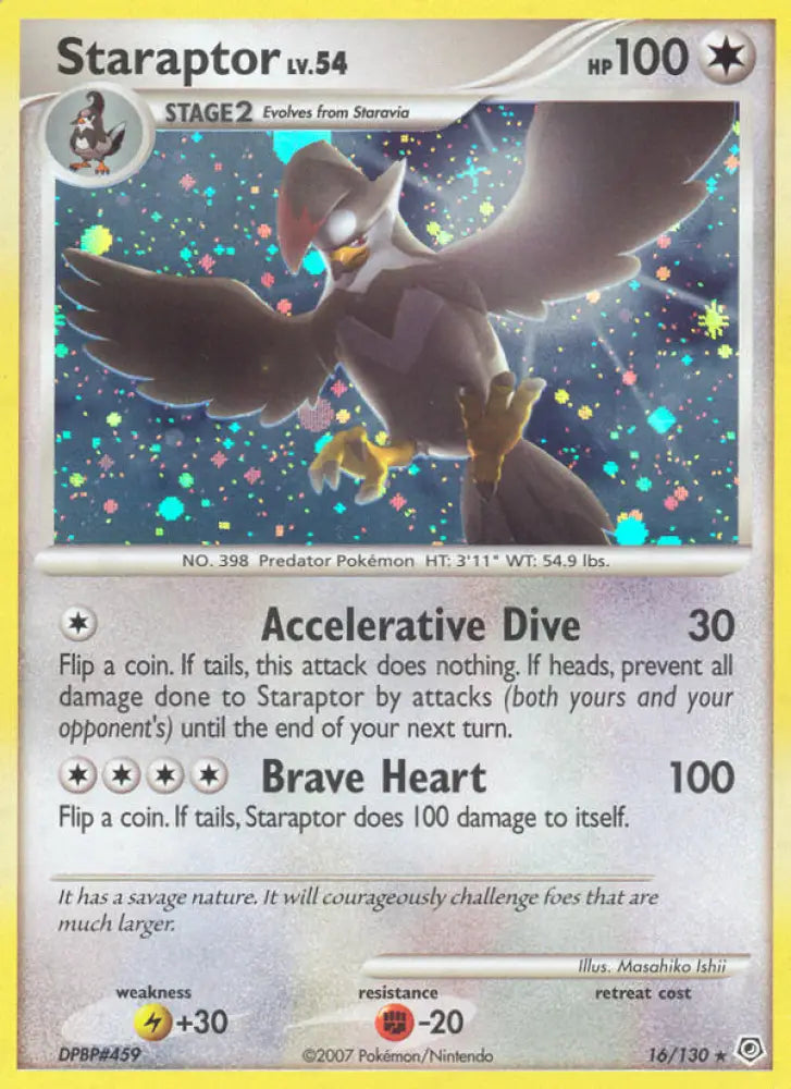 Staraptor (16/130) [Diamond & Pearl: Base Set] - Pokemon Single