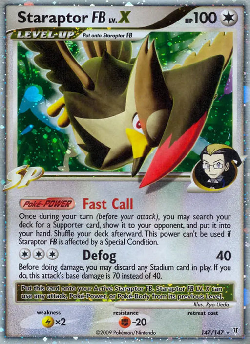 Staraptor FB LV.X (147/147) [Platinum: Supreme Victors] - Pokemon Single