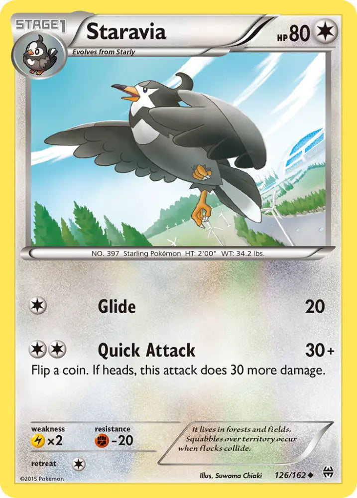 Staravia (126/162) [XY: BREAKthrough] - Pokemon Single