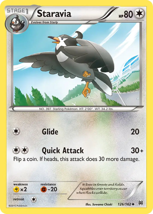 Staravia (126/162) [XY: BREAKthrough] - Pokemon Single