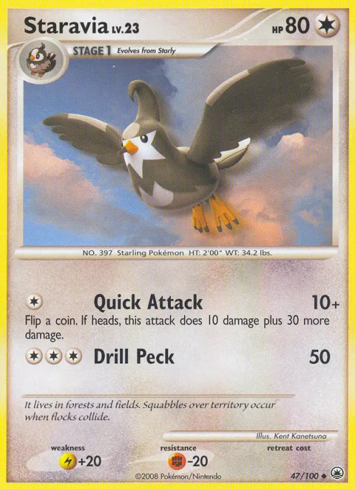 Staravia (47/100) [Diamond & Pearl: Majestic Dawn] - Pokemon Single