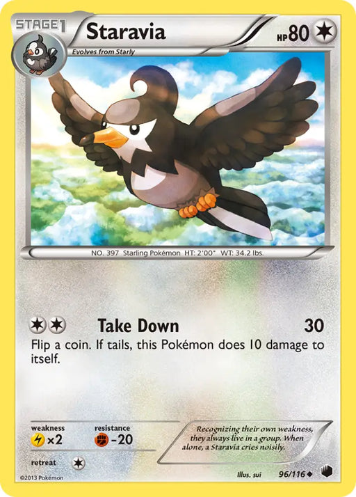 Staravia (96/116) [Black & White: Plasma Freeze] - Pokemon Single