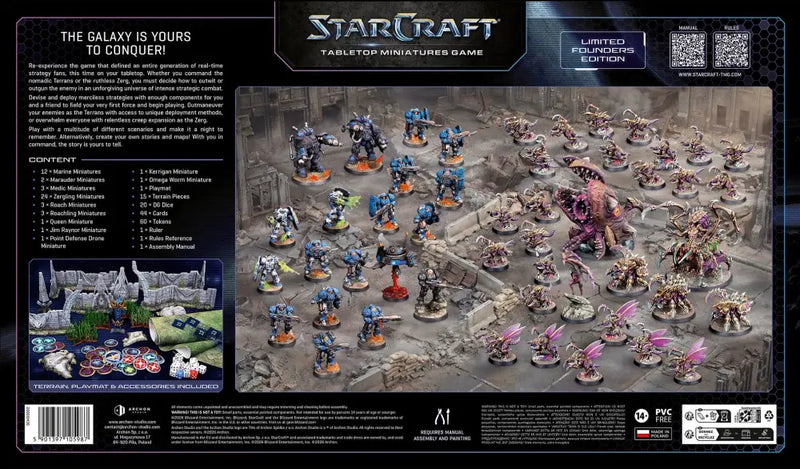 Starcraft Tabletop Miniatures Game: 2-Player Starter Set Founders Edition (ETA June) - Miniature Games