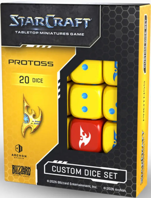 Starcraft Tabletop Miniatures Game: Protoss Custom Dice Set (ETA December) - Miniature Games