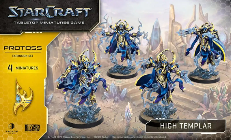 Starcraft Tabletop Miniatures Game: Protoss High Templar Expansion Set (ETA December) - Miniature Games