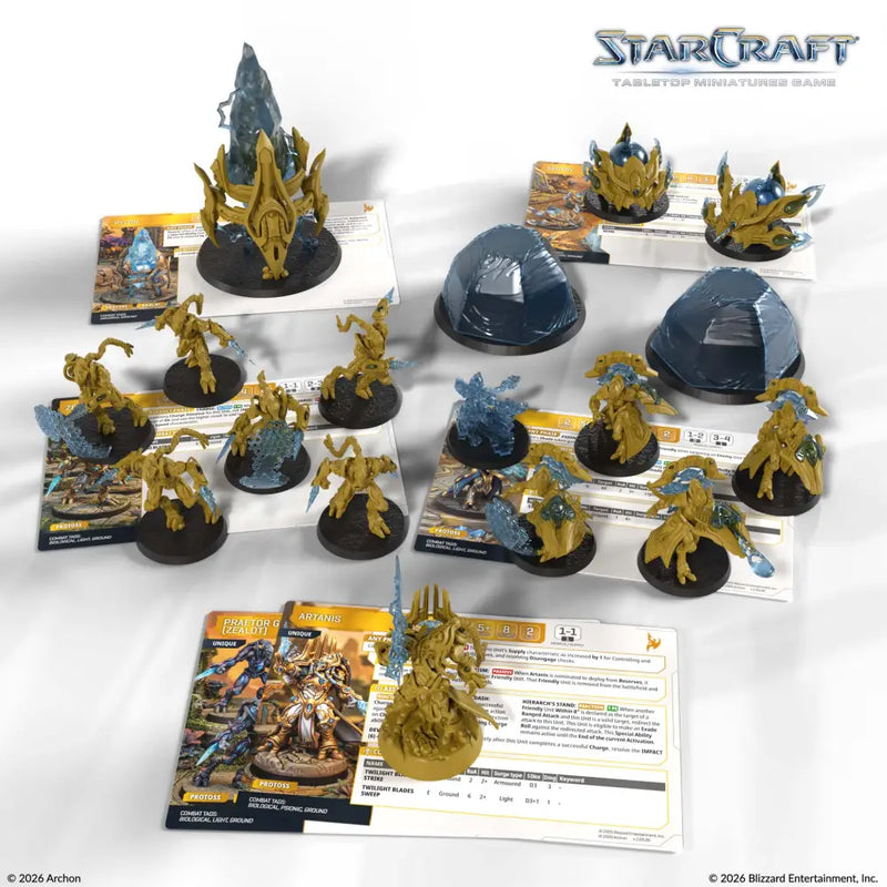 Starcraft Tabletop Miniatures Game: Protoss Starter Set Founders Edition (ETA June) - Miniature Games