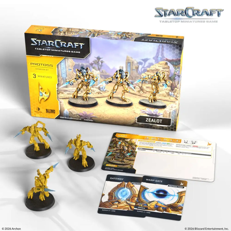 Starcraft Tabletop Miniatures Game: Protoss Zealot (Q4 2026) - Miniature Games