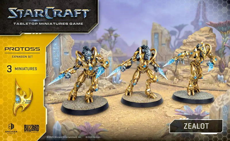 Starcraft Tabletop Miniatures Game: Protoss Zealot (Q4 2026) - Miniature Games
