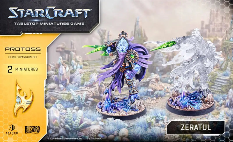 Starcraft Tabletop Miniatures Game: Protoss Zeratul Hero Expansion Set (2026-10-05) - Miniature Games