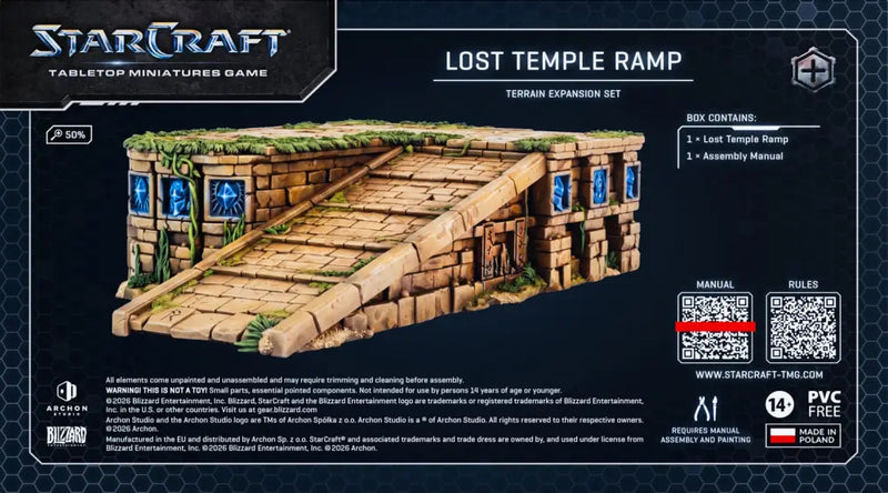 Starcraft Tabletop Miniatures Game: Terrain Lost Temple Ramp Expansion Set (2026-10-05) - Miniature Games