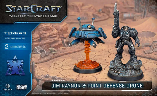 Starcraft Tabletop Miniatures Game: Terran Jim Raynor and Point Defense Drone (Q4 2026) - Miniature Games