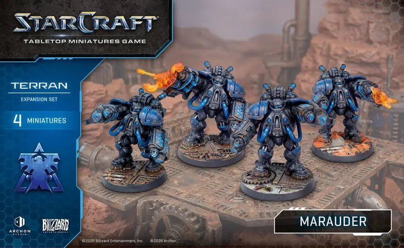 Starcraft Tabletop Miniatures Game: Terran Marauder (Q4 2026) - Miniature Games